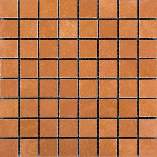 Мозаика Cedir Mediterraneo Mosaico Cotto Lappato, цвет коричневый, поверхность лаппатированная, квадрат, 300x300