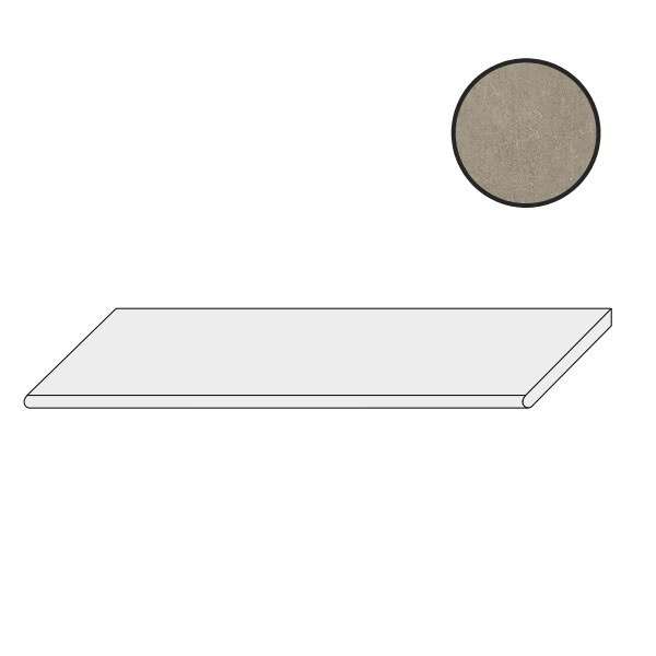 Ступени Piemme Urban Gradone Terra Grip/Ret 20mm 00563, цвет серый, поверхность противоскользящая, прямоугольник, 300x600