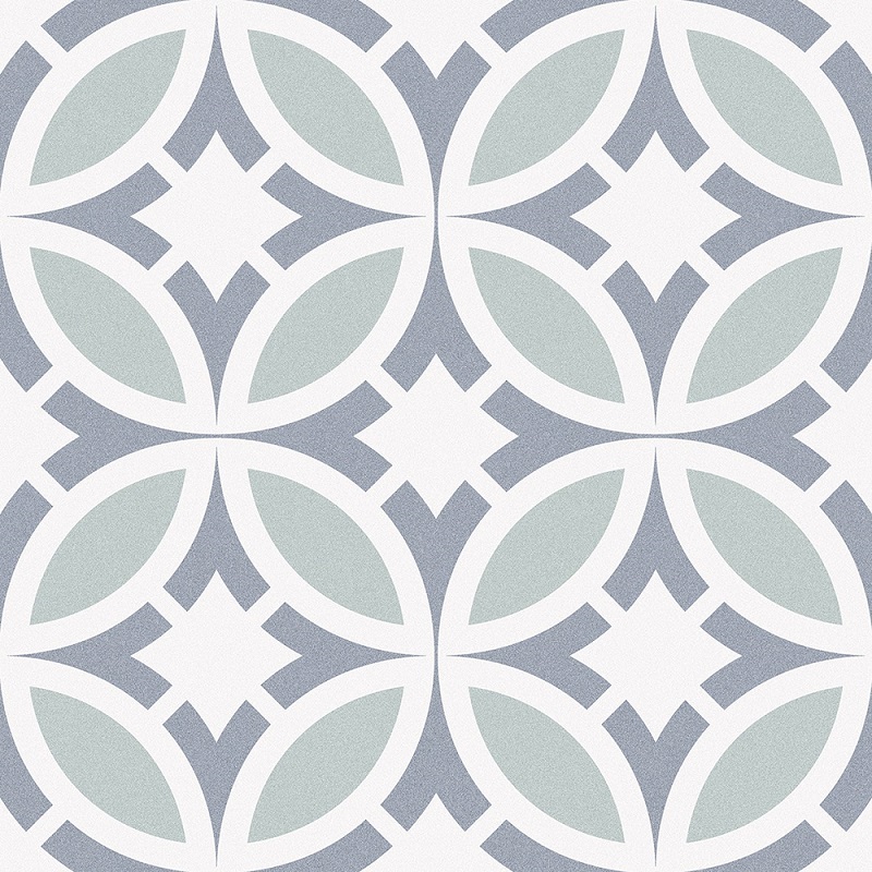 Керамогранит Absolut Keramika Paris Comedie 60940, цвет белый серый зелёный, поверхность матовая, квадрат, 250x250