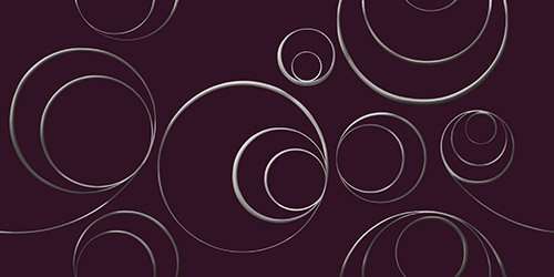 Декоративные элементы Керлайф Stella Arabesco Viola, цвет фиолетовый, поверхность глянцевая, прямоугольник, 315x630