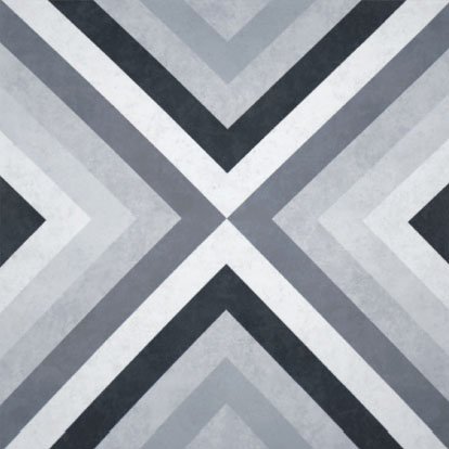 Декоративные элементы Heralgi Tempo Origin Grey, цвет серый, поверхность матовая, квадрат, 200x200