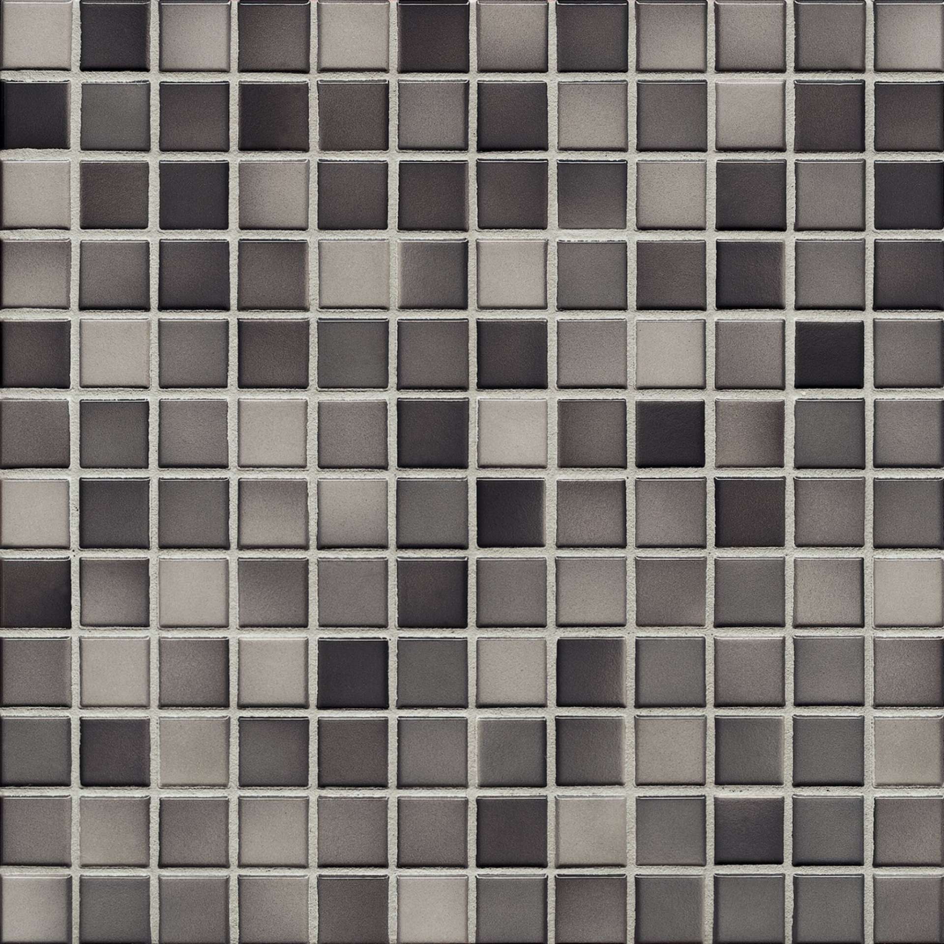 Мозаика Jasba Fresh Mediumgray-Mix 41204H, цвет серый, поверхность глянцевая, квадрат, 316x316