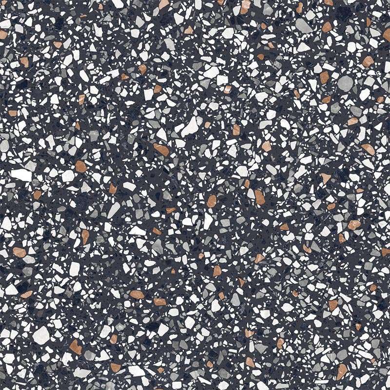 Керамогранит Alfalux Venexia Contarini Rett 8331218, цвет чёрный, поверхность матовая, квадрат, 600x600