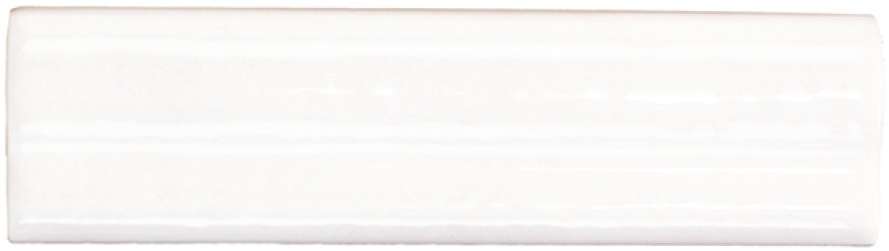 Бордюры Monopole New Country Moldura White, цвет белый, поверхность глянцевая, прямоугольник, 50x150