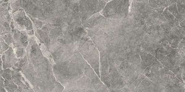 Керамогранит Kerranova Marble Trend K-1006/LR, цвет серый, поверхность лаппатированная, прямоугольник, 600x1200