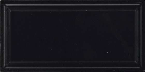 Керамическая плитка Grazia Formae Frame Ebony FRA2, цвет чёрный, поверхность глянцевая, прямоугольник, 130x260