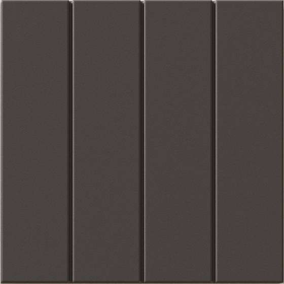 Керамогранит Wow Raster Line M Basalt 131375, цвет чёрный, поверхность матовая, квадрат, 150x150
