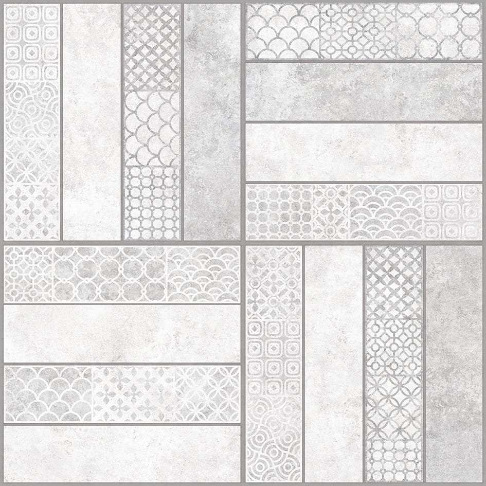 Керамогранит Керамин Котор 1Д, цвет серый, поверхность матовая, квадрат, 400x400