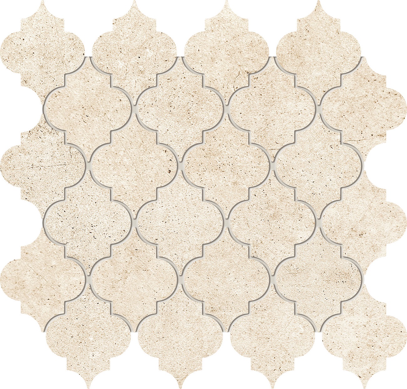 Мозаика Tubadzin Bellante Beige, цвет бежевый, поверхность матовая, прямоугольник, 246x264