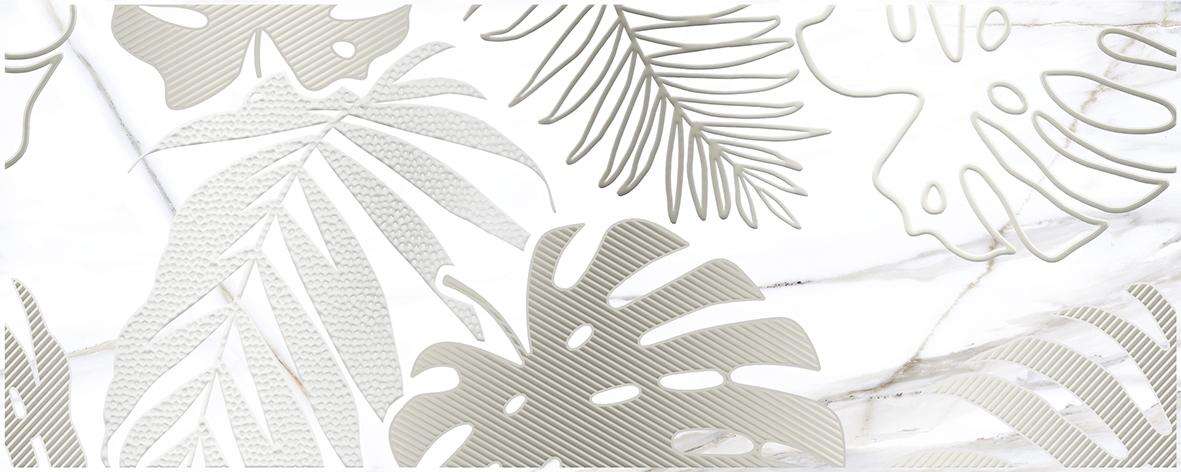 Декоративные элементы Laparet Elegance1 белый, цвет белый серый, поверхность матовая, прямоугольник, 200x500
