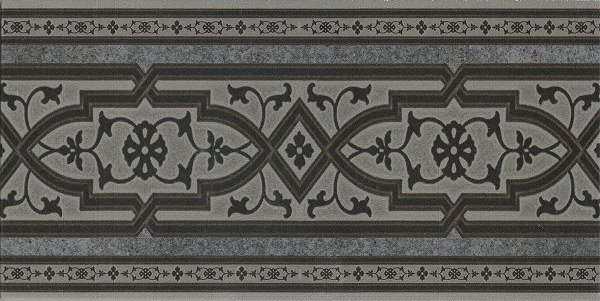 Бордюры SDS Koblenz Stellstufe mit Dekor Anthrazit, цвет чёрный, поверхность матовая, прямоугольник, 155x310