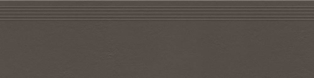 Ступени Tubadzin Industrio Dark Brown Mat, цвет коричневый тёмный, поверхность матовая, прямоугольник, 296x1198