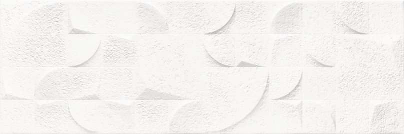 Керамическая плитка Baldocer Mont Blanc Shape, цвет белый, поверхность матовая, прямоугольник, 300x900