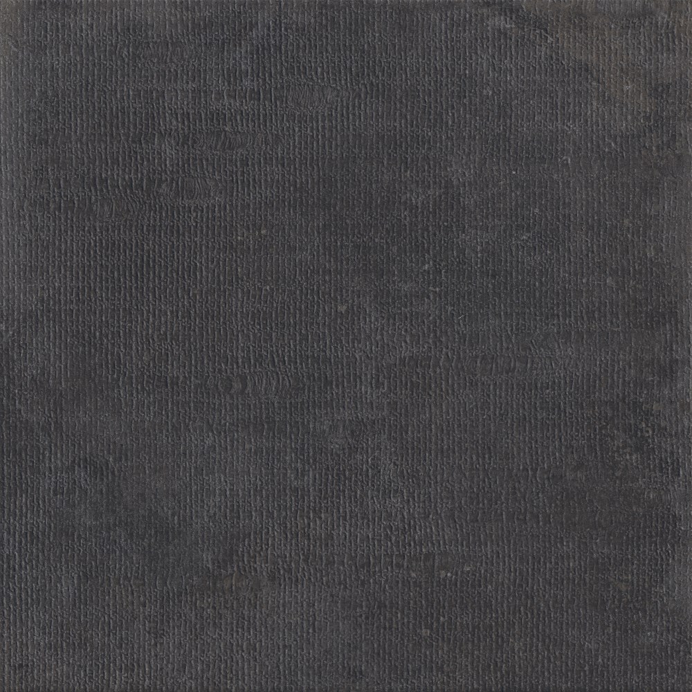 Керамогранит Vallelunga Petra Noire Trama 6000750, цвет чёрный, поверхность структурированная, квадрат, 600x600