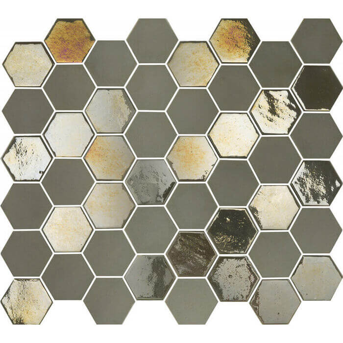 Мозаика Togama Sixties Taupe 6, цвет серый, поверхность глянцевая, прямоугольник, 298x330