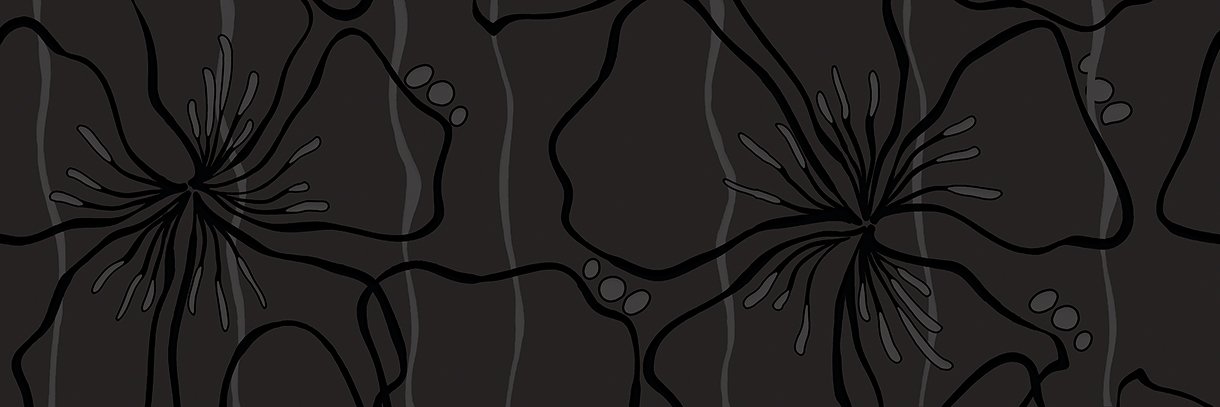 Декоративные элементы Нефрит керамика Эвелин 04-01-1-17-03-04-3060-2, цвет чёрный, поверхность матовая, прямоугольник, 200x600