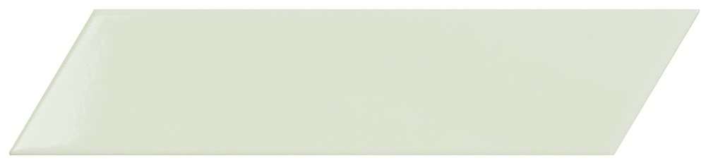 Керамическая плитка Cevica Chevron Acqua Green Left, цвет зелёный, поверхность глянцевая, шеврон, 64x260