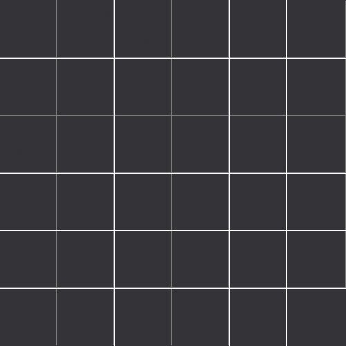 Мозаика Ce.Si Matt Torba Rete 5x5, цвет чёрный, поверхность матовая, квадрат, 300x300