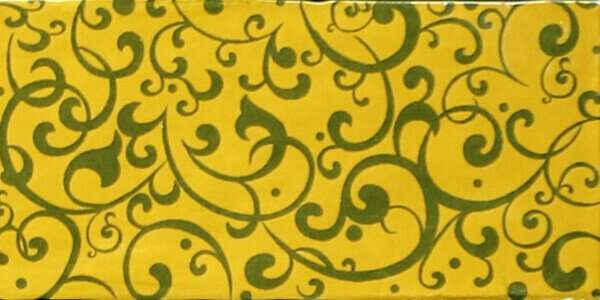 Декоративные элементы Cobsa Decor Manual 302 Dorado, цвет жёлтый, поверхность глянцевая, кабанчик, 75x150
