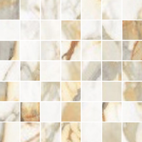 Мозаика Absolut Gres Borgini Gold Mosaic, цвет бежевый, поверхность матовая, квадрат, 300x300