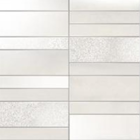 Мозаика Ibero Intuition Mosaic White, цвет белый, поверхность глянцевая, квадрат, 300x300