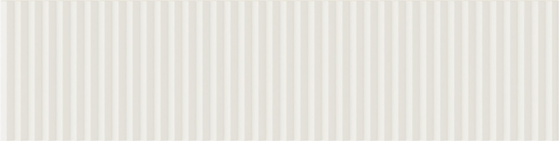 Керамическая плитка Wow Twin Peaks Low Snow 131557, цвет белый, поверхность матовая 3d (объёмная), под кирпич, 75x300