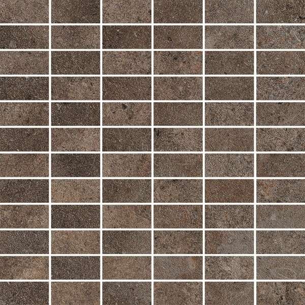 Мозаика Mirage Tribeca Greenwich Mattoncino 30 TB04, цвет коричневый, поверхность матовая, квадрат, 300x300