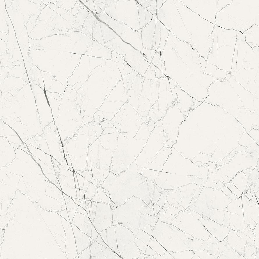 Керамогранит Monocibec Arcadia Tecno Bianco Mol Ret 118137, цвет белый, поверхность матовая, квадрат, 1200x1200