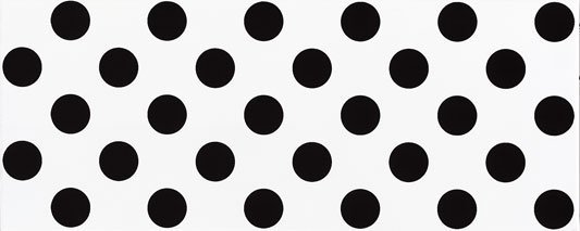 Декоративные элементы Vives Blanco Mate Rimini, цвет чёрно-белый, поверхность матовая, прямоугольник, 200x500