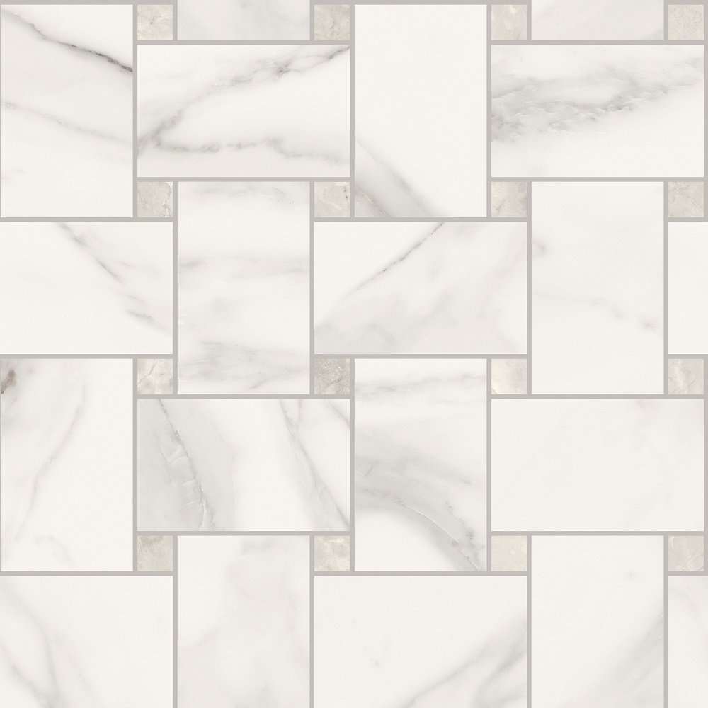 Мозаика Sant Agostino Trumarmi Maxi Rete Extra Kry CSAMRTEK30, цвет белый, поверхность матовая, квадрат, 300x300
