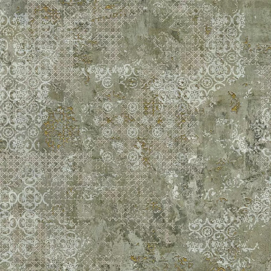 Керамогранит Aparici Rug Green Natural, цвет зелёный, поверхность натуральная, квадрат, 500x500