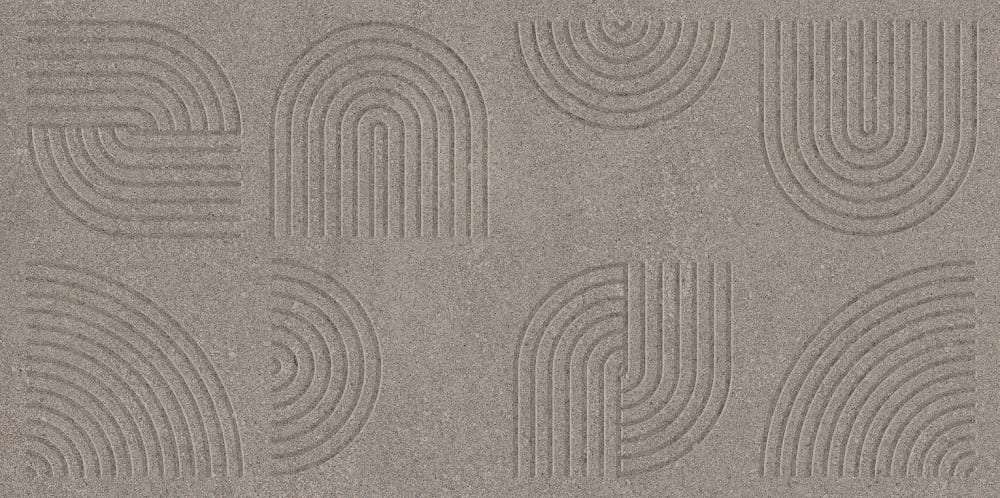 Декоративные элементы Cerdomus Pietra Del Maniero Decor Geometrico Grigio Matt 88525, цвет серый, поверхность матовая, прямоугольник, 300x600