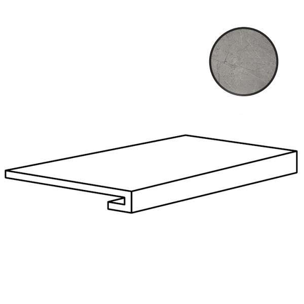 Ступени Cerdomus Sybil Gradino C.Retta Silver Lev. 84539, цвет серый, поверхность полированная, прямоугольник, 330x1200