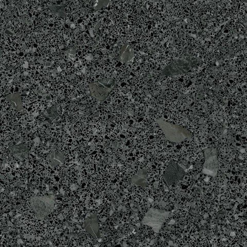 Керамогранит Arcana Stracciatella Miscela Grafito, цвет серый тёмный, поверхность матовая, квадрат, 600x600