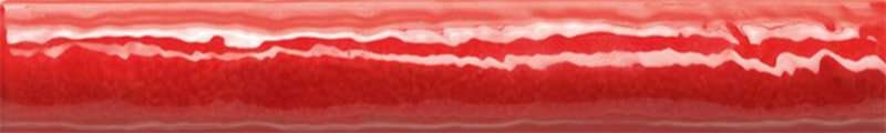 Бордюры Mainzu Torelo Vitta Red, цвет красный, поверхность глянцевая, прямоугольник, 25x200