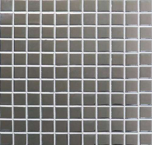 Мозаика Bonaparte Everest Silver, цвет серый, поверхность глянцевая, квадрат, 303x303