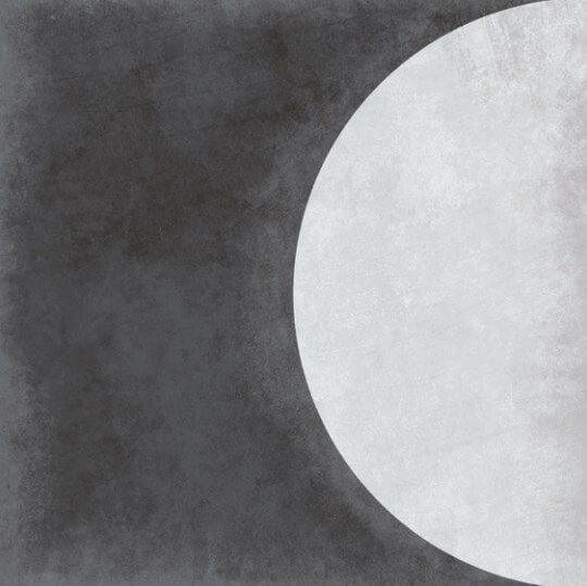 Керамогранит Heralgi Heralgi Deco Moon, цвет чёрно-белый, поверхность матовая, квадрат, 200x200