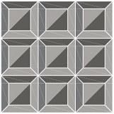 Керамогранит Topcer Cornwall, цвет серый, поверхность матовая, квадрат, 336x336