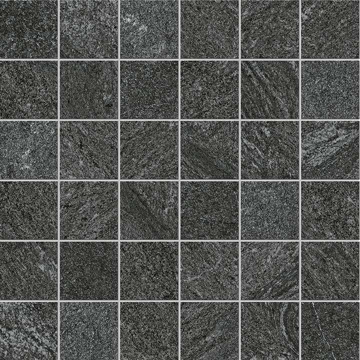 Мозаика Novabell Mosaico Graphite ETN 225K, цвет чёрный, поверхность матовая, квадрат, 300x300
