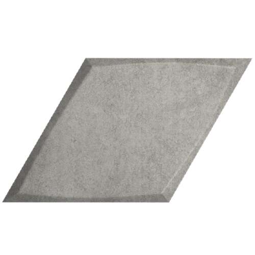 Керамическая плитка ZYX Evoke Diamond Zoom Cement 218272, цвет серый, поверхность матовая, прямоугольник, 150x259