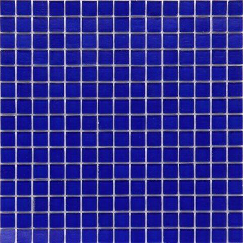Мозаика Alma Mosaic Transparent TSA19, цвет синий, поверхность глянцевая, квадрат, 200x200