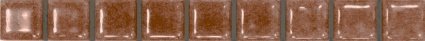 Бордюры Piastrella Дриада Специалле Бордюр 1, цвет коричневый, поверхность матовая, квадрат, 25x250