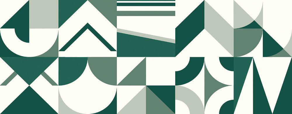 Керамическая плитка Naxos Hub Geometry Emerald 118379, цвет зелёный, поверхность матовая, прямоугольник, 312x797