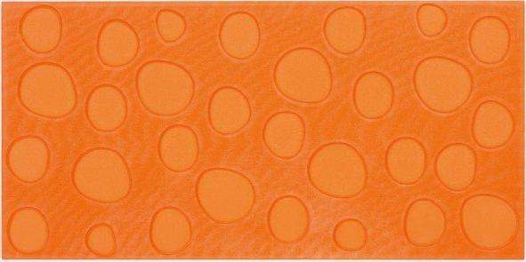 Декоративные элементы Pamesa Agatha Lunares Naranja, цвет оранжевый, поверхность глянцевая, прямоугольник, 250x500