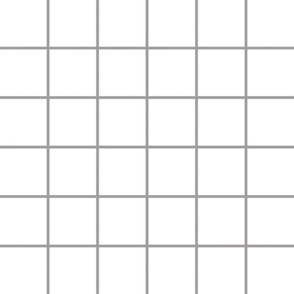 Мозаика Paradyz Albir Bianco Mozaika (4,8x4,8), цвет белый, поверхность матовая, квадрат, 298x298
