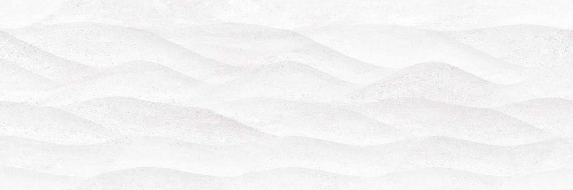 Керамогранит Porcelanosa Madagascar Ona Blanco 100295097, цвет белый, поверхность матовая 3d (объёмная), прямоугольник, 333x1000
