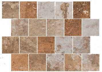 Мозаика Cir Havana Cohiba Mosaico Spacco 1055132, цвет коричневый, поверхность матовая, прямоугольник, 300x400