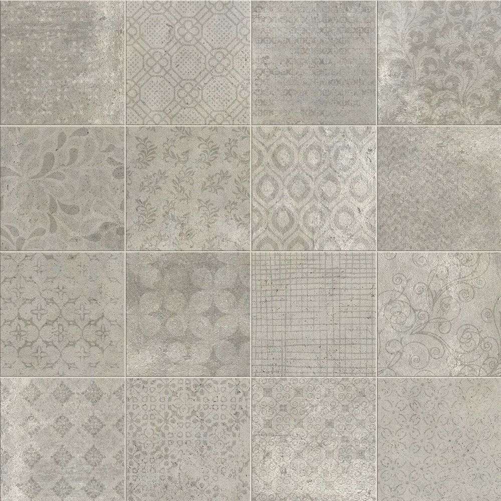 Керамогранит Cir Riabita Il Cotto Fabric Minimal 1046737, цвет серый, поверхность матовая, квадрат, 200x200