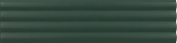 Керамическая плитка Equipe Costa Nova Onda Laurel Green Matt 28523, цвет зелёный, поверхность матовая 3d (объёмная), прямоугольник, 50x200