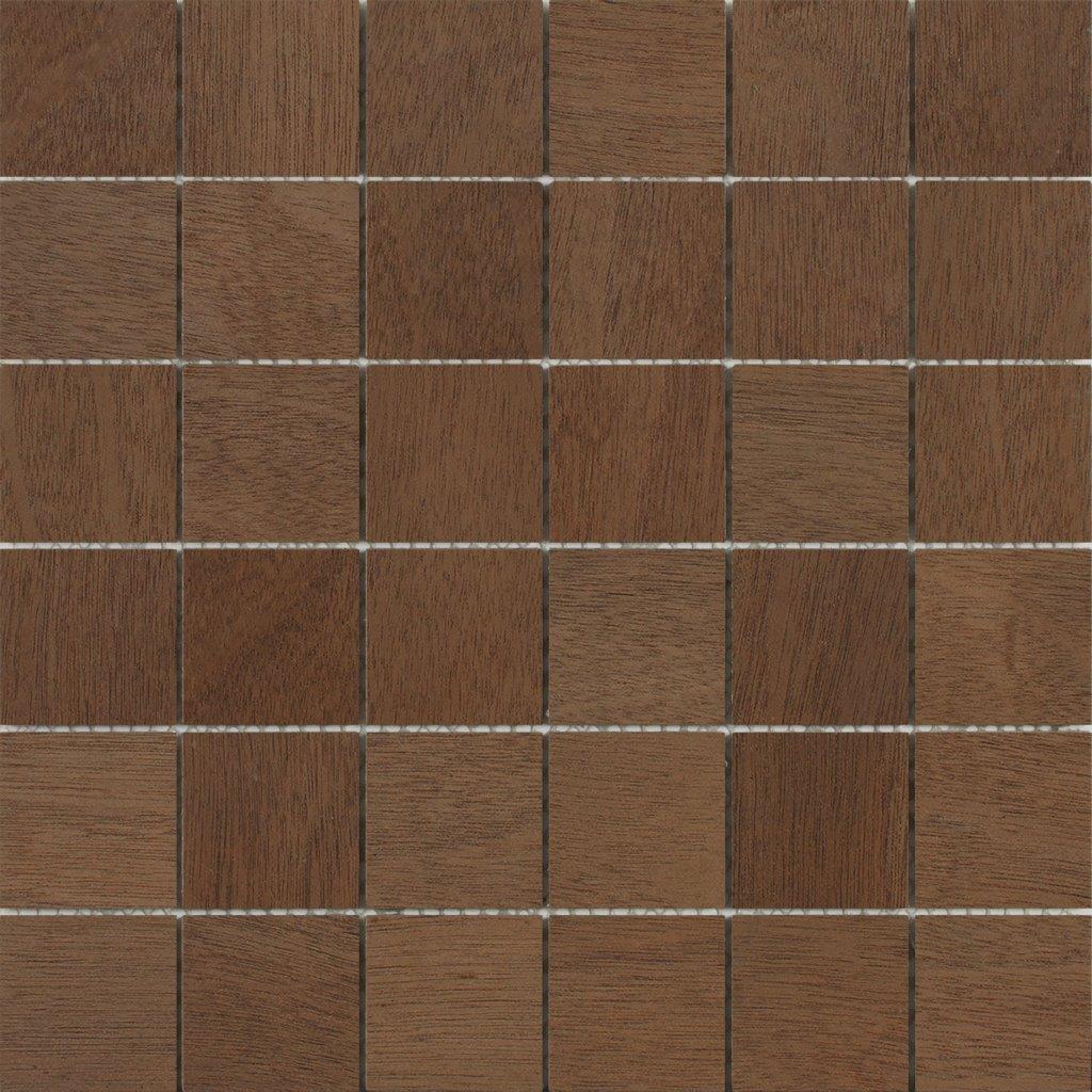 Мозаика Dune Materia Mosaics Madera Roble 187753, цвет коричневый, поверхность матовая, квадрат, 300x300